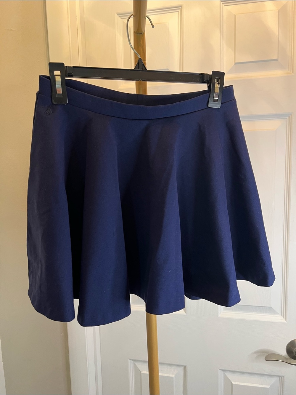 Polo by Ralph Lauren Navy Flared Mini Skirt